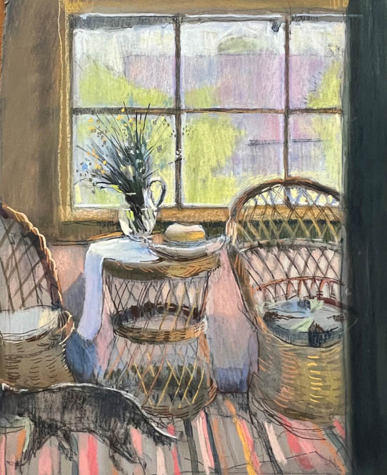 Interiors painting by Felicity House Artist